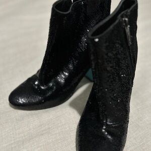 Betsy Johnson sequin boots